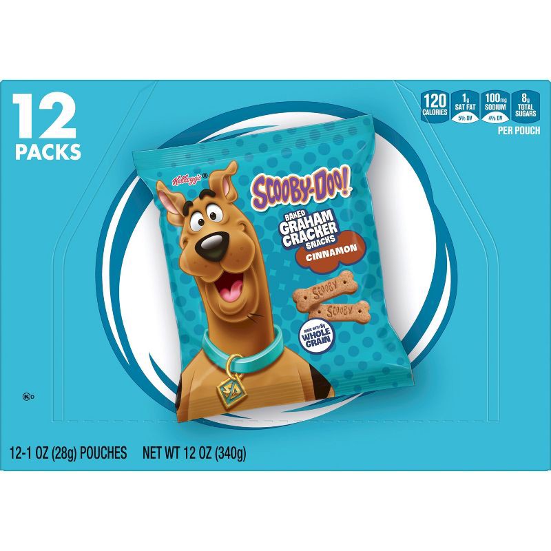 slide 6 of 8, Kellogg's Snacks Keebler Scooby-Doo! Cinnamon Baked Graham Cracker Sticks - 12ct, 12 ct