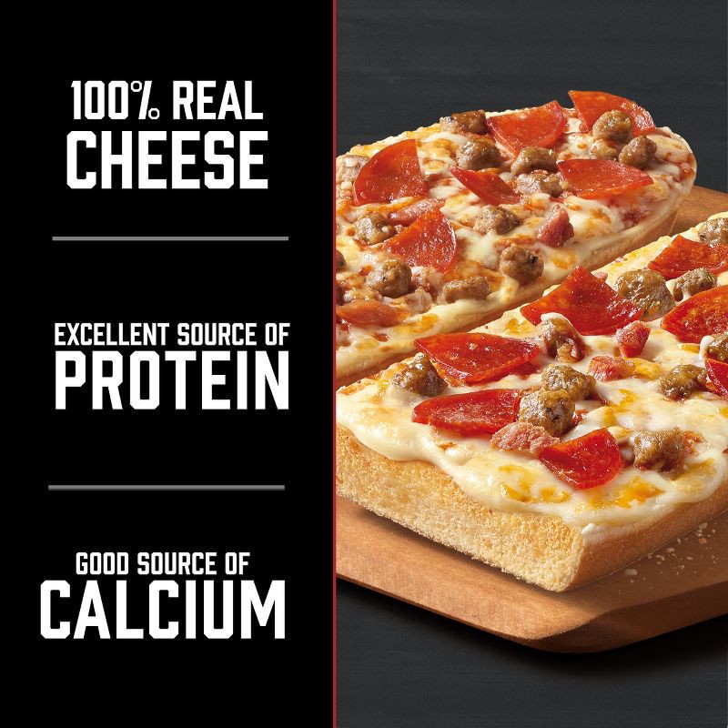 slide 8 of 9, Red Baron Three Meat French Bread Personal Frozen Pizza - 11oz, 11 oz