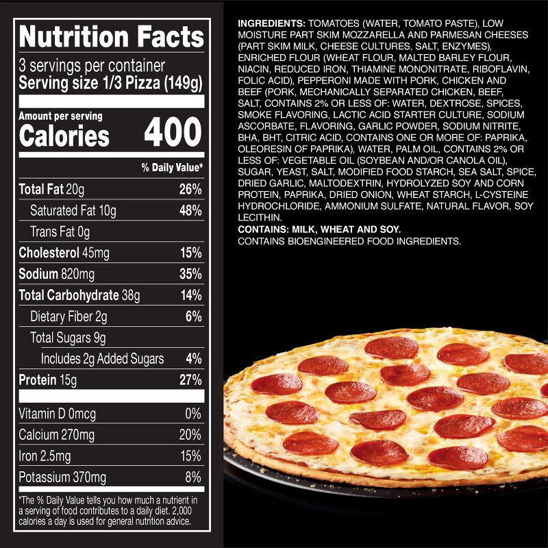 slide 5 of 9, Red Baron Pepperoni Thin Crust Frozen Pizza - 15.77oz, 15.77 oz