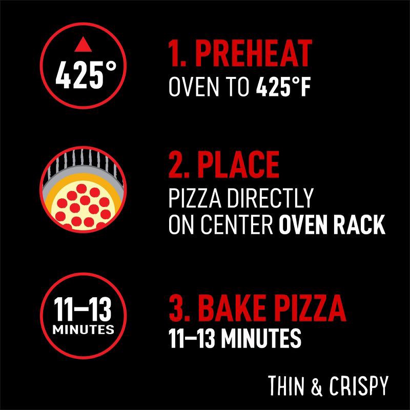 slide 8 of 9, Red Baron Pepperoni Thin Crust Frozen Pizza - 15.77oz, 15.77 oz