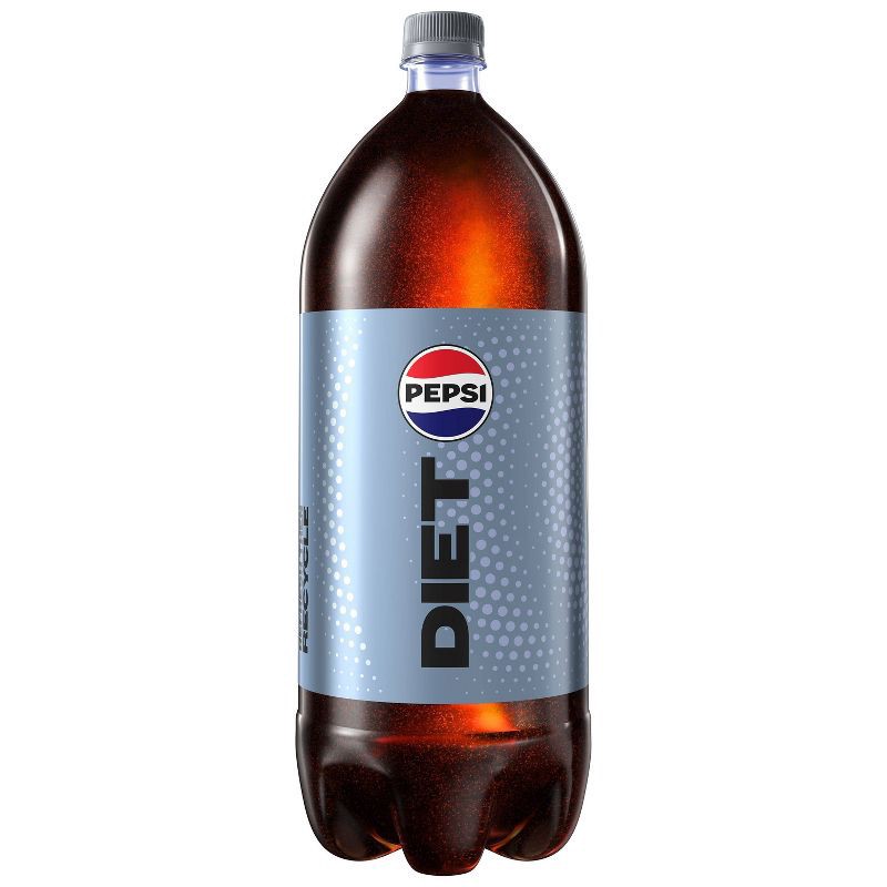 slide 2 of 7, Diet Pepsi 0 Calorie Cola Soda - 2 L Bottle, 2 liter