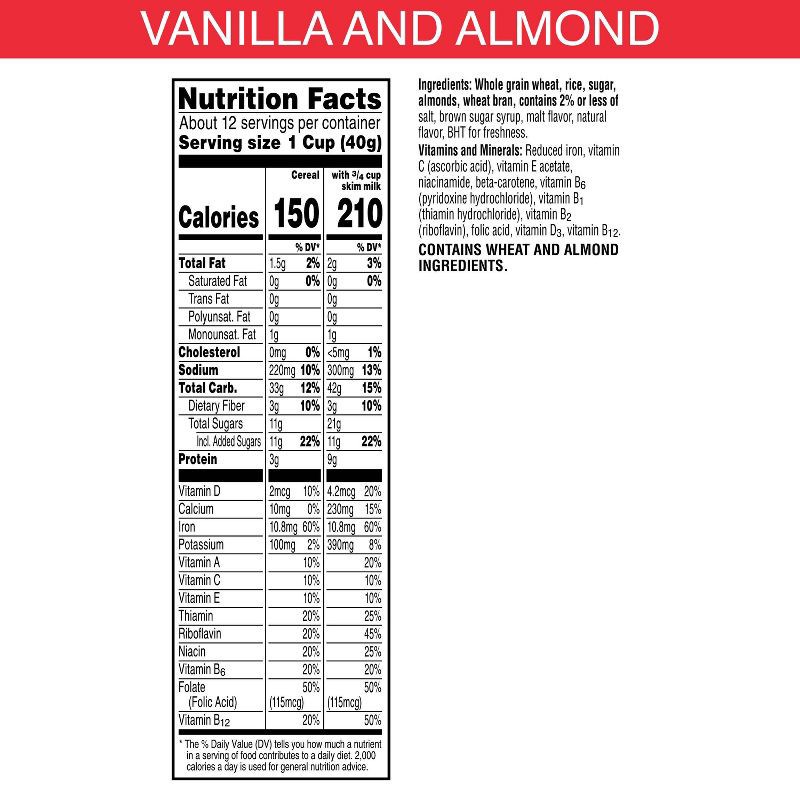 slide 2 of 11, Kellogg's Special K Vanilla Almond Cereal - 17oz, 17 oz