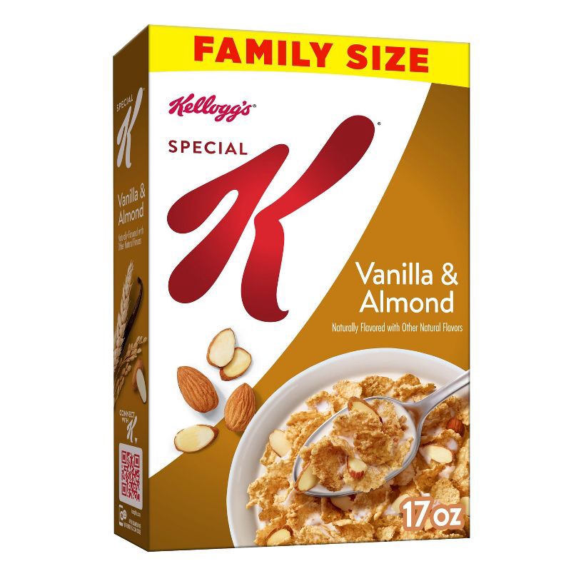 slide 1 of 10, Kellogg's Special K Vanilla Almond Cereal - 17oz, 17 oz