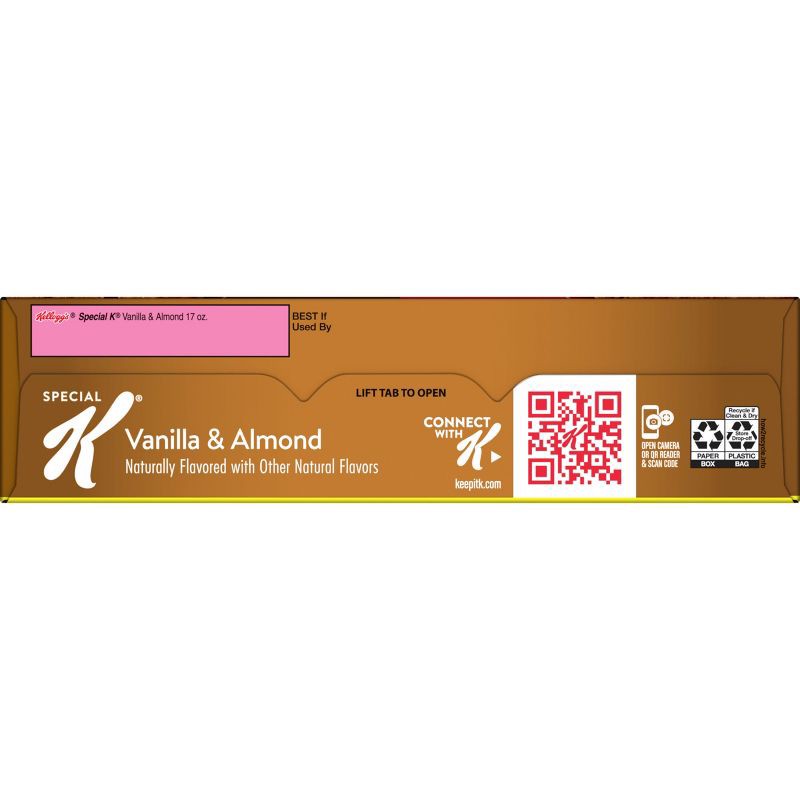 slide 10 of 11, Kellogg's Special K Vanilla Almond Cereal - 17oz, 17 oz
