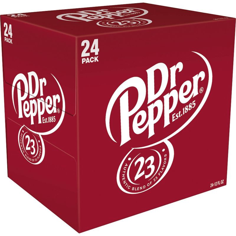 slide 3 of 10, Dr Pepper - 24pk/12 fl oz Cans, 24 ct; 12 fl oz