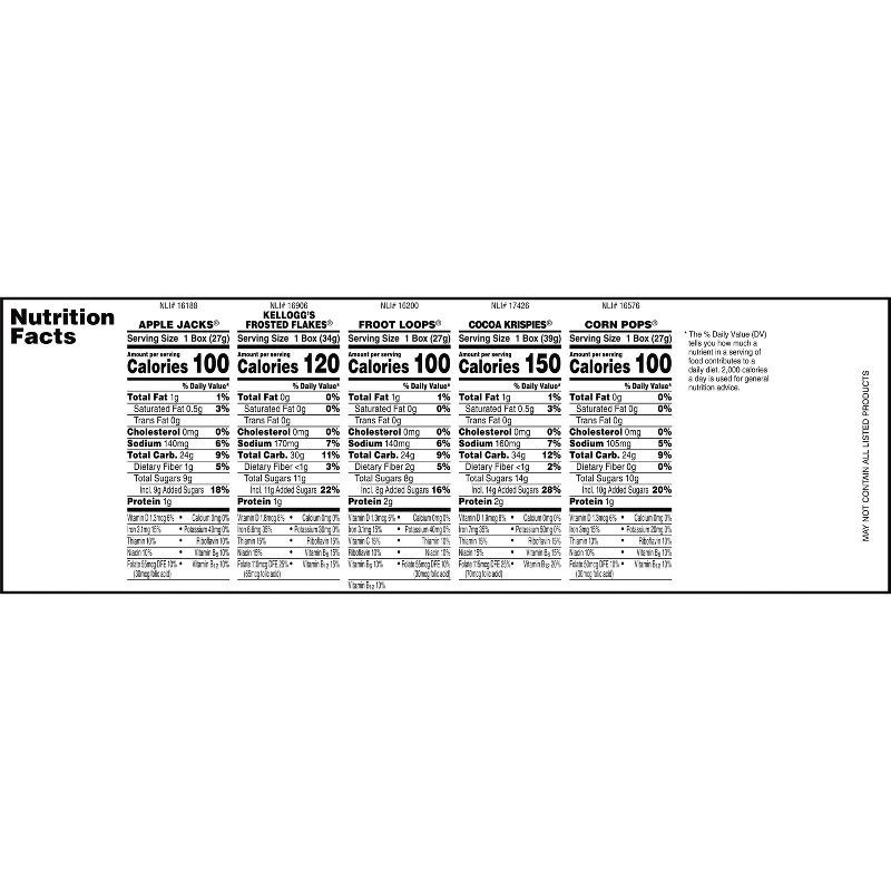 slide 13 of 13, Kellogg's Fun Pack Variety Breakfast Cereal - 8.56oz/8ct, 8.56 oz, 8 ct
