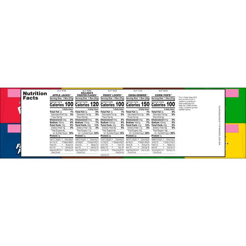 slide 10 of 13, Kellogg's Fun Pack Variety Breakfast Cereal - 8.56oz/8ct, 8.56 oz, 8 ct