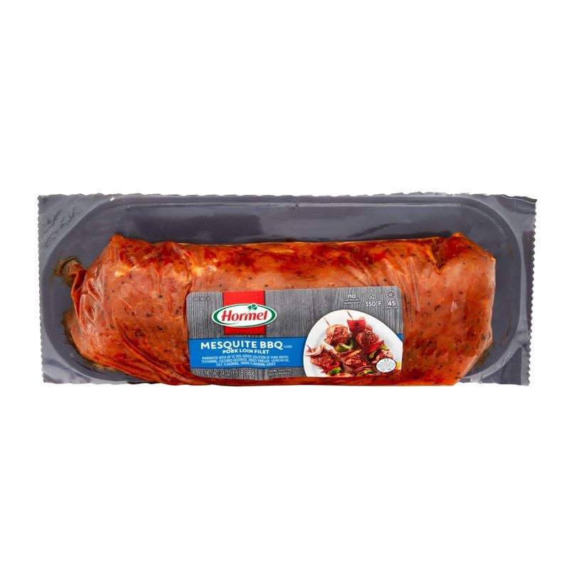 slide 1 of 5, Hormel Mesquite Barbecue Center Cut Loin Filet - 24oz, 24 oz