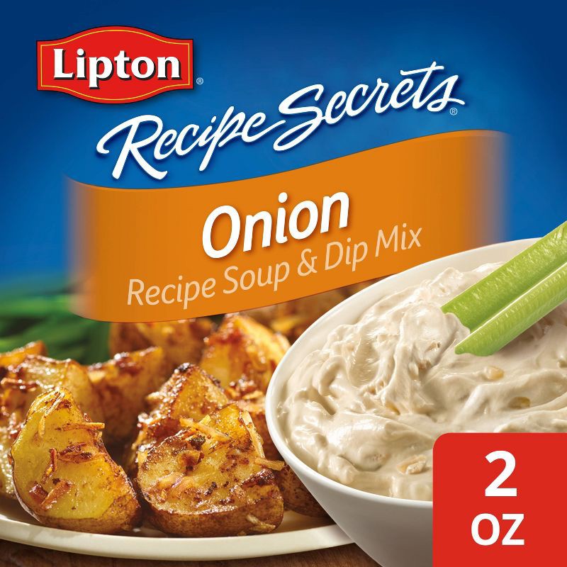 slide 1 of 6, Lipton Mixes Lipton Recipe Secrets Onion Soup & Dip Mix - 2oz/2pk, 2 ct; 2 oz