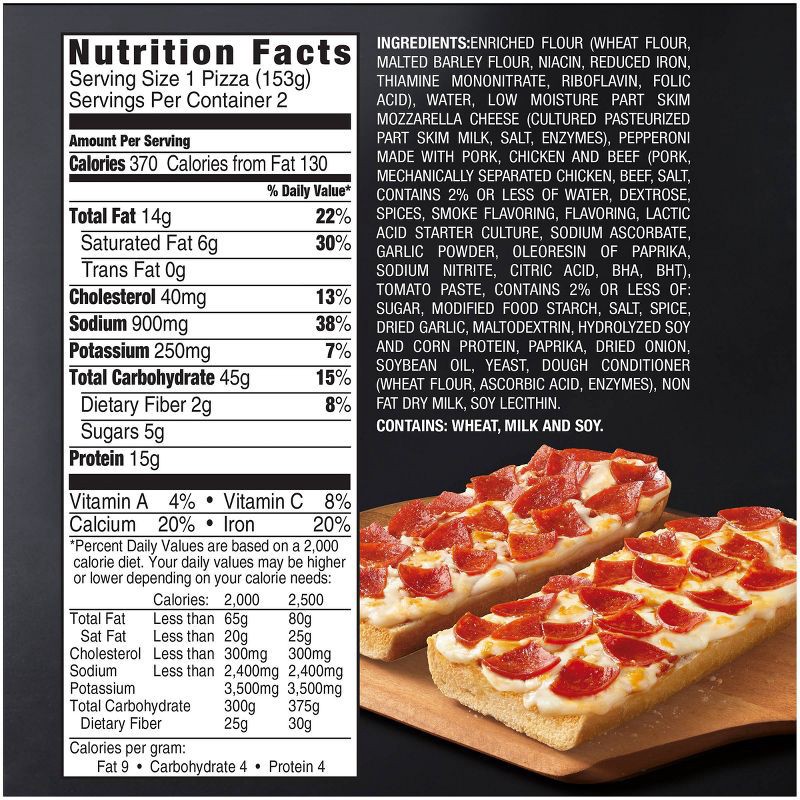 slide 4 of 8, Red Baron Pepperoni French Bread Personal Frozen Pizza - 10.8oz/2pk, 10.8 oz, 2 ct