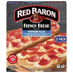 Red Baron Pepperoni French Bread Frozen Personal Pizza - 10.8oz/2ct