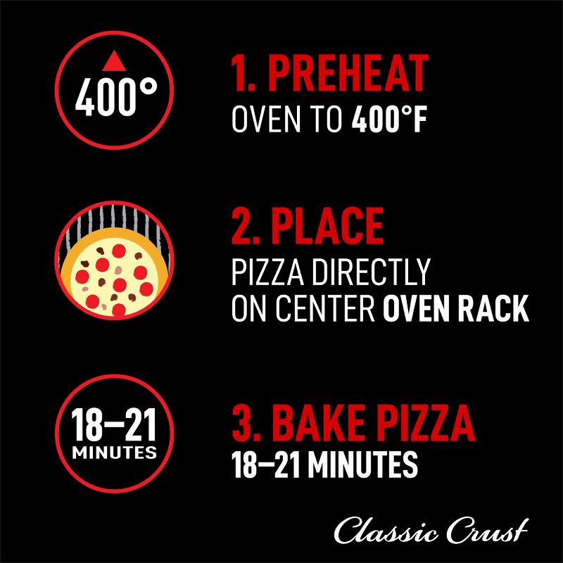 slide 8 of 9, Red Baron Four Meat Classic Crust Frozen Pizza - 21.95oz, 21.95 oz