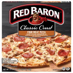 Red Baron Four Meat Classic Crust Frozen Pizza - 21.95oz