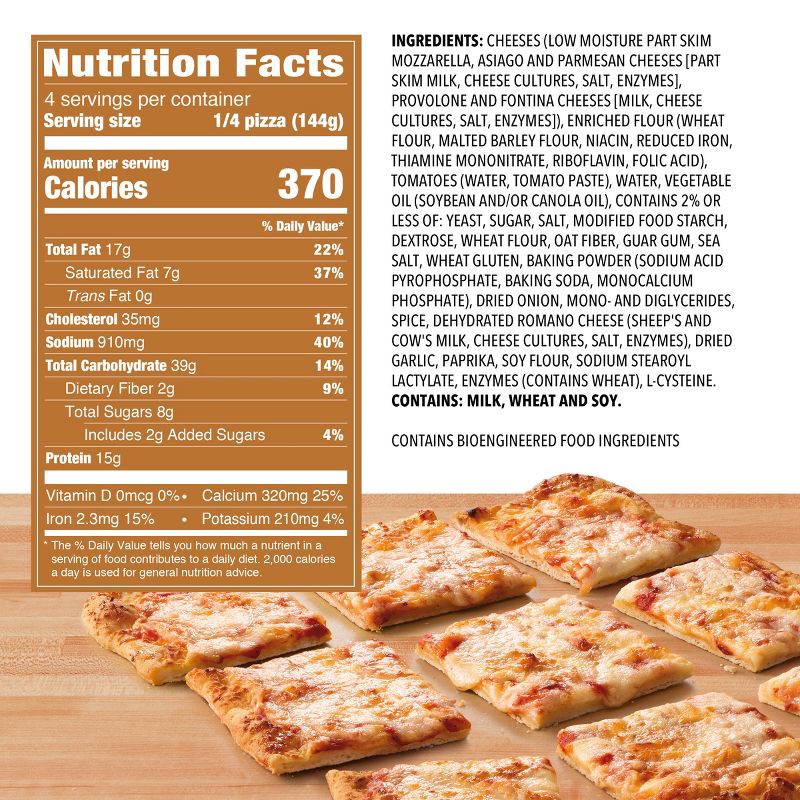 slide 6 of 10, Freschetta Five Italian Cheese Brick Oven Crust Frozen Pizza - 20.28oz, 20.28 oz