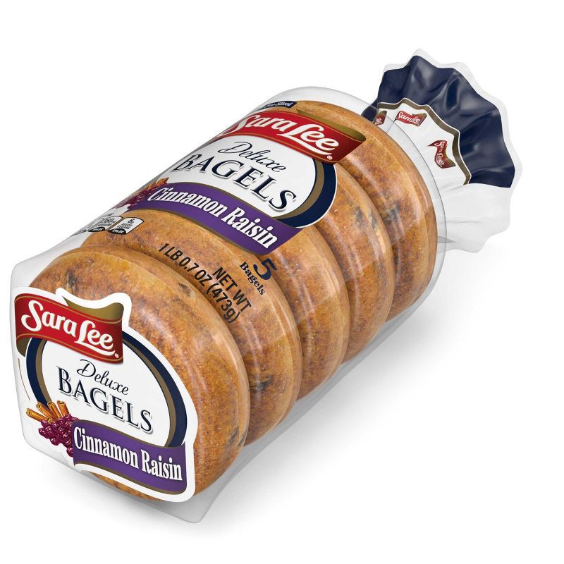 slide 2 of 7, Sara Lee Cinnamon Raisin Bagels - 16.7oz/5ct, 16.7 oz, 5 ct