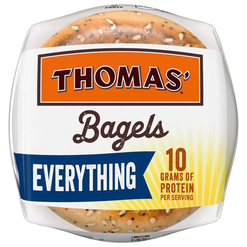 slide 8 of 11, Thomas' Everything Bagels - 20oz/6ct, 6 ct; 20 oz