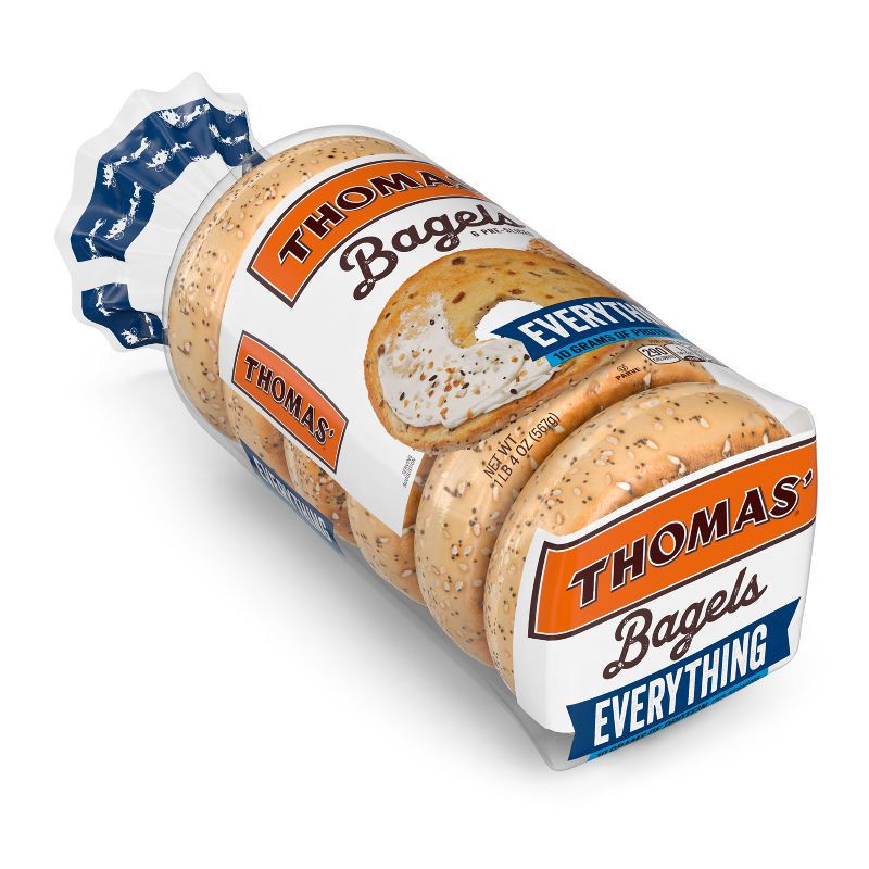 slide 10 of 11, Thomas' Everything Bagels - 20oz/6ct, 6 ct; 20 oz