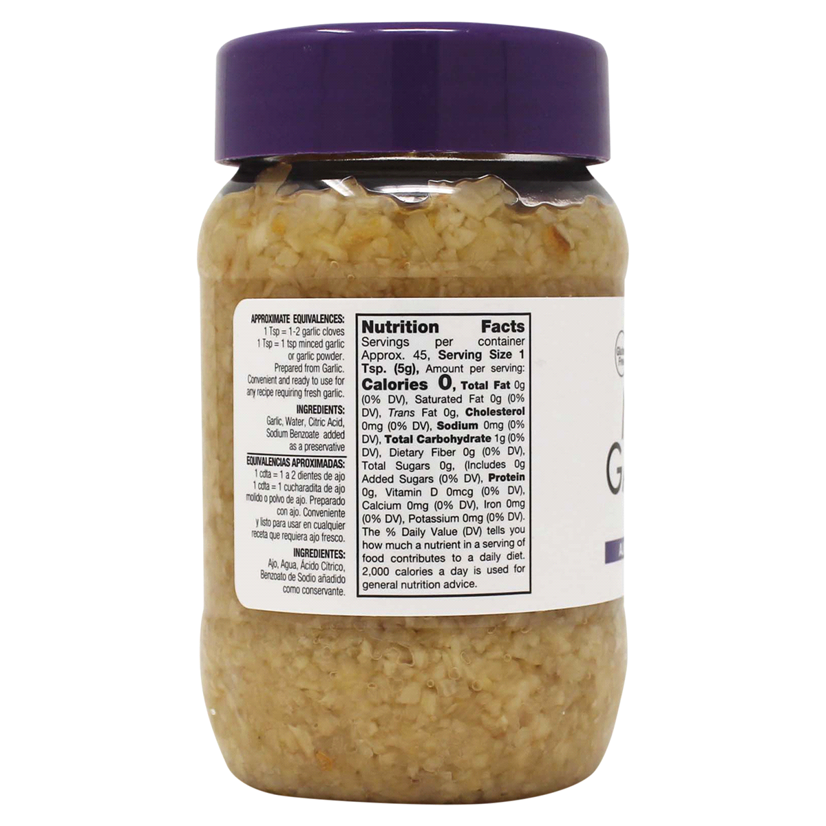 slide 7 of 13, Badia Minced Garlic, Ajo Finamente Picado, 8 oz