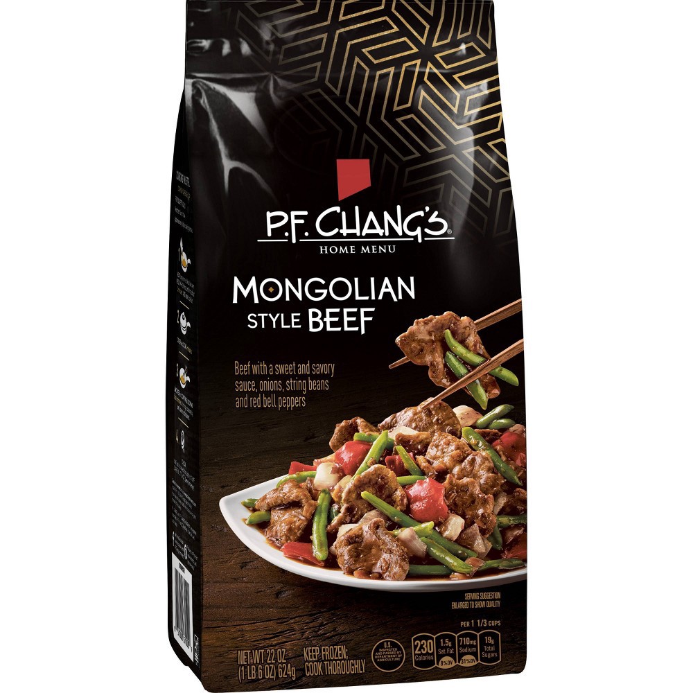 slide 3 of 4, P.F. Chang's Home Menu Mongolian Style Beef, 22 oz