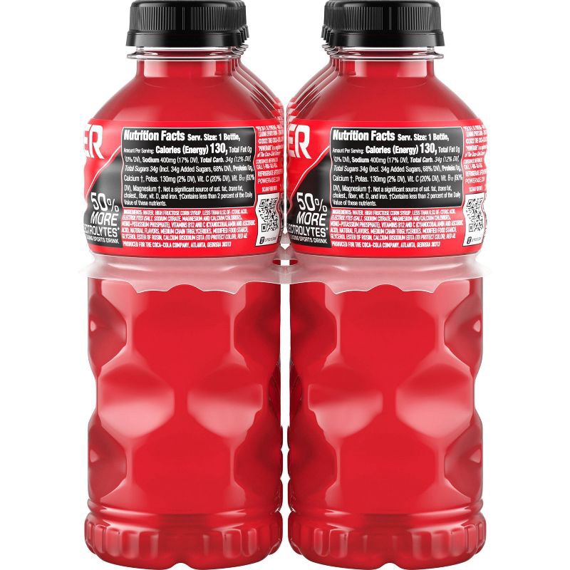 slide 3 of 6, POWERADE Fruit Punch Sports Drink - 8pk/20 fl oz Bottles, 8 ct; 20 fl oz