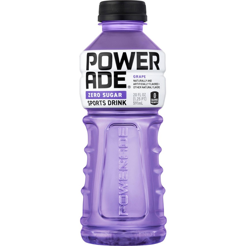 Powerade Zero Grape Sports Drink 8pk/20 fl oz Bottles 8 ct; 20 fl oz