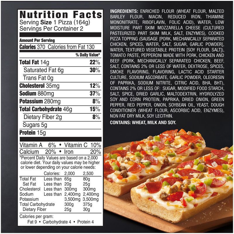 slide 5 of 9, Red Baron Frozen Pizza French Bread Supreme - 11.6oz, 11.6 oz