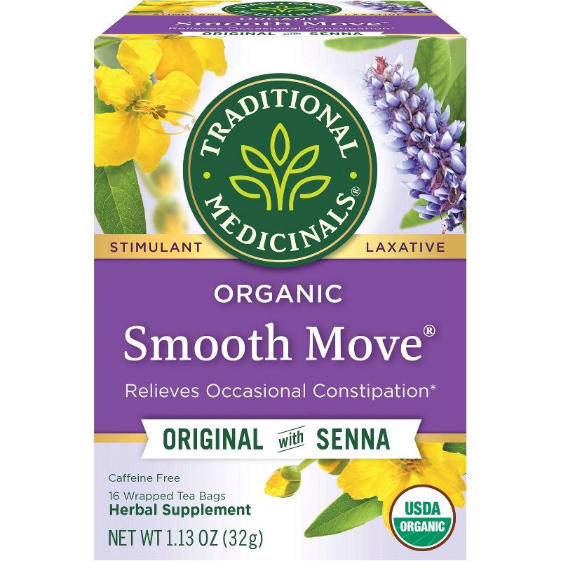 slide 1 of 7, Traditional Medicinals Smooth Move Herb Tea - 16ct, 16 ct