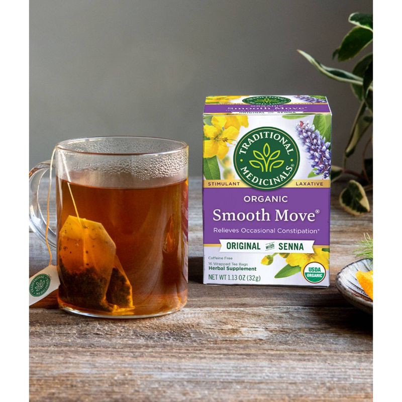 slide 6 of 7, Traditional Medicinals Smooth Move Herb Tea - 16ct, 16 ct