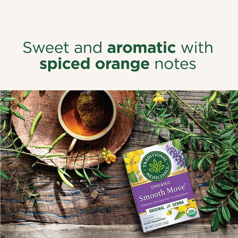 slide 8 of 14, Traditional Medicinals Smooth Move Herb Tea - 16ct, 16 ct