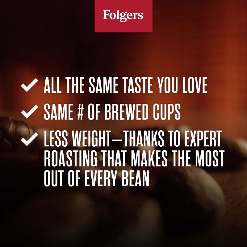 slide 5 of 6, Folgers Classic Medium Roast Ground Coffee - 9.6oz, 9.6 oz