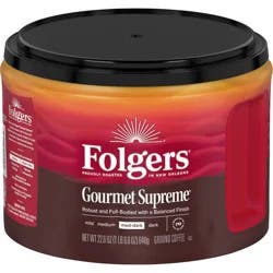 Folgers Gourmet Supreme Medium-Dark Roast Ground Coffee - 22.6oz