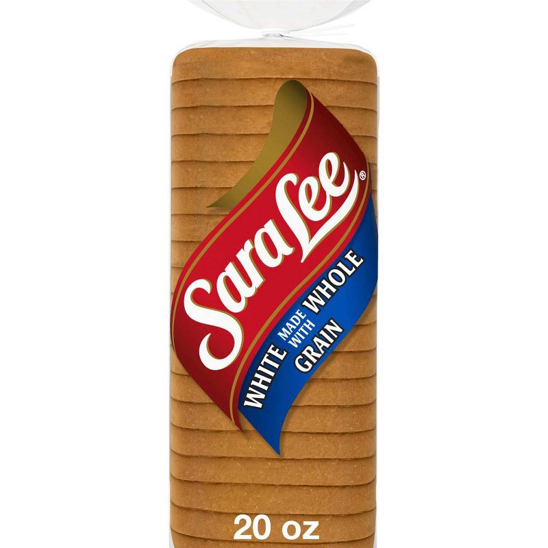 slide 1 of 10, Sara Lee Whole Grain Soft White Bread - 20oz, 20 oz