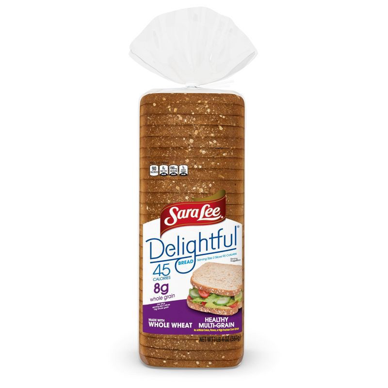 slide 6 of 13, Sara Lee Delightful Multi-Grain Bread - 20oz, 20 oz