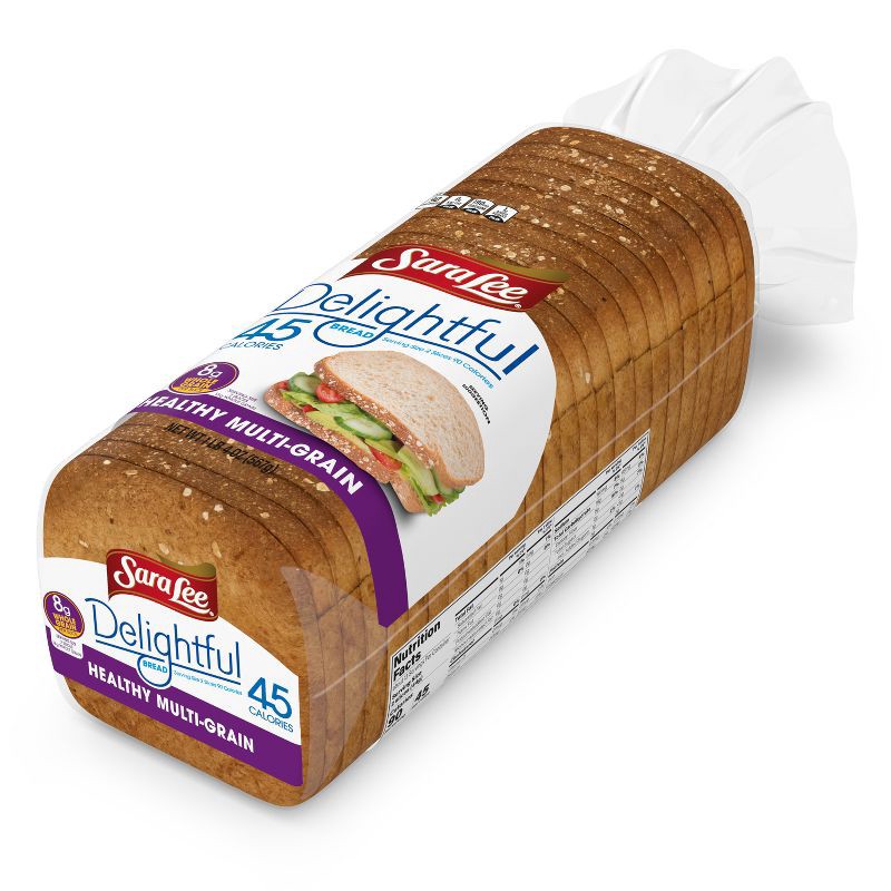 slide 9 of 13, Sara Lee Delightful Multi-Grain Bread - 20oz, 20 oz