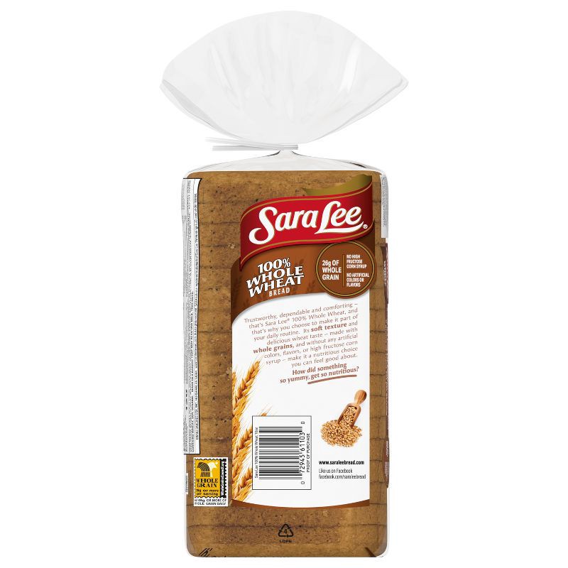 slide 3 of 15, Sara Lee Classics 100% Whole Wheat Bread - 16oz, 16 oz
