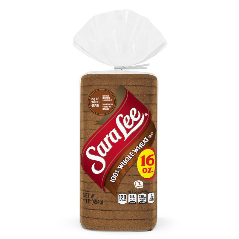slide 13 of 15, Sara Lee Classics 100% Whole Wheat Bread - 16oz, 16 oz