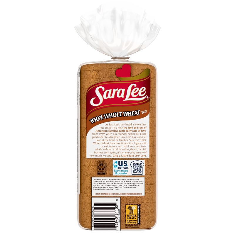 slide 5 of 15, Sara Lee Classics 100% Whole Wheat Bread - 16oz, 16 oz