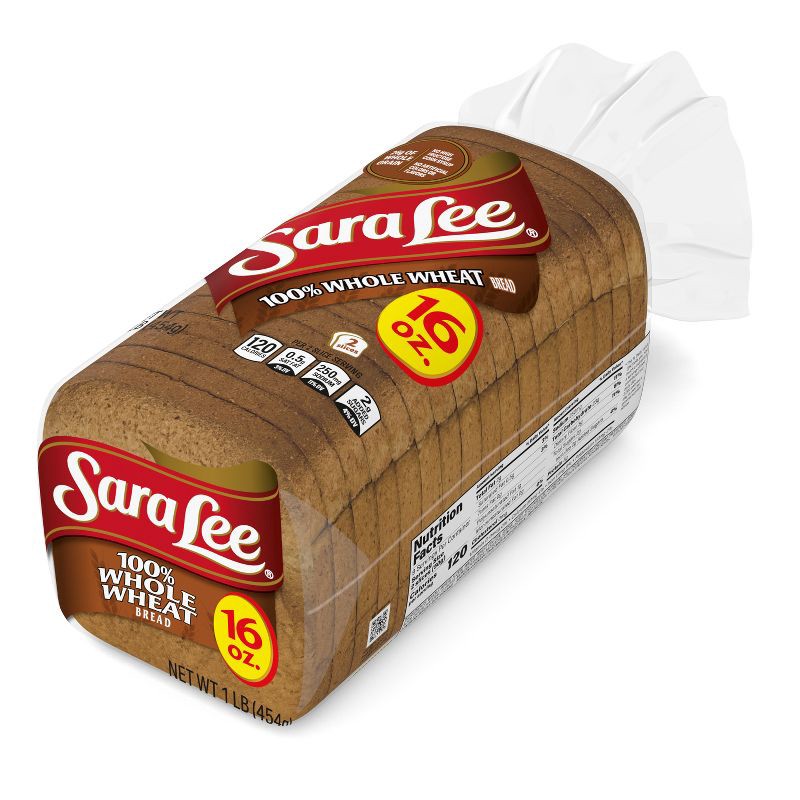 slide 8 of 15, Sara Lee Classics 100% Whole Wheat Bread - 16oz, 16 oz