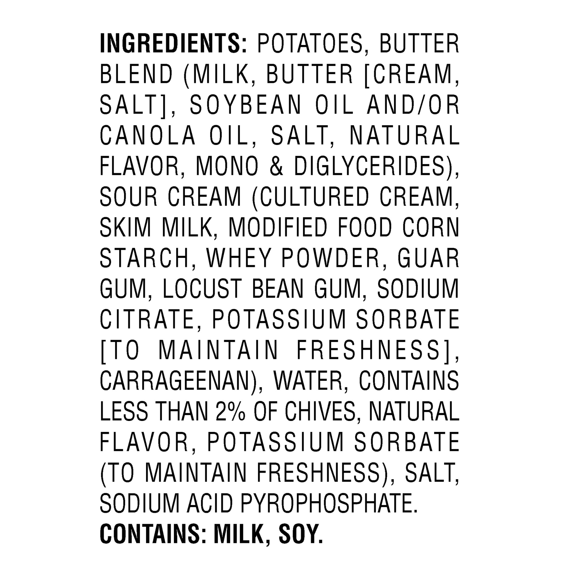 slide 2 of 3, Bob Evans Sour Cream & Chives Mashed Potatoes 24 Ounces, 24 oz