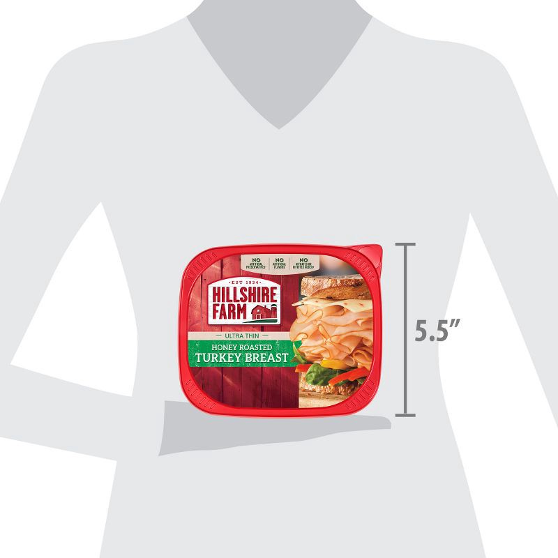 slide 5 of 10, Hillshire Farm Ultra Thin Honey Roasted Turkey Breast - 9oz, 9 oz