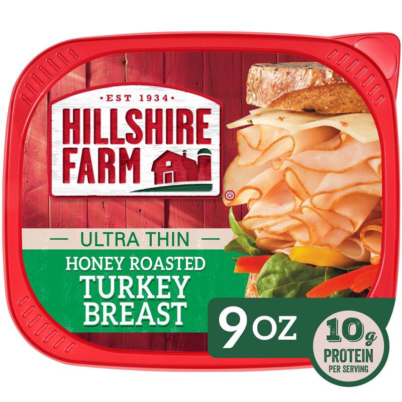 slide 1 of 9, Hillshire Farm Ultra Thin Honey Roasted Turkey Breast - 9oz, 9 oz