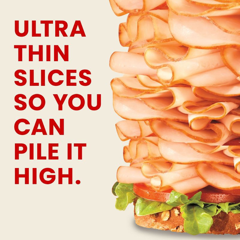 slide 4 of 6, Hillshire Farm Ultra Thin Sliced Oven Roasted Turkey Breast Sandwich Meat - 9oz, 9 oz
