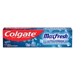 Colgate Max Fresh Toothpaste with Mini Breath Strips Cool Mint - 6.3oz