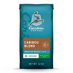 Caribou Coffee Caribou Blend Medium Roast Ground Coffee - Decaf - 12oz