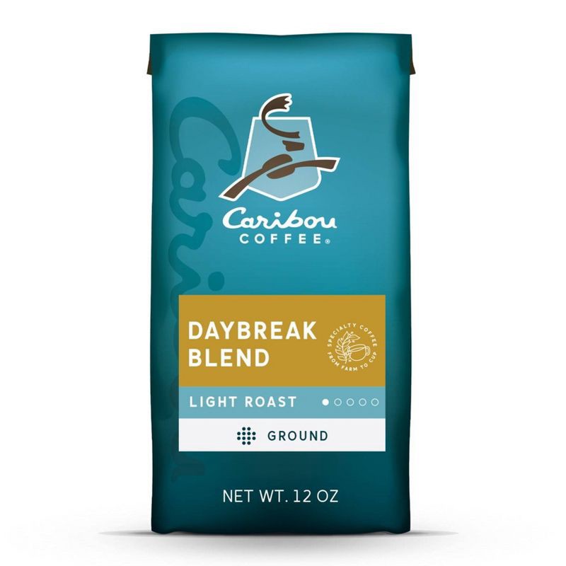 slide 1 of 6, Caribou Coffee Daybreak Morning Blend Light Roast Ground Coffee - 12oz, 12 oz