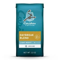 Caribou Coffee Daybreak Morning Blend Light Roast Ground Coffee - 12oz