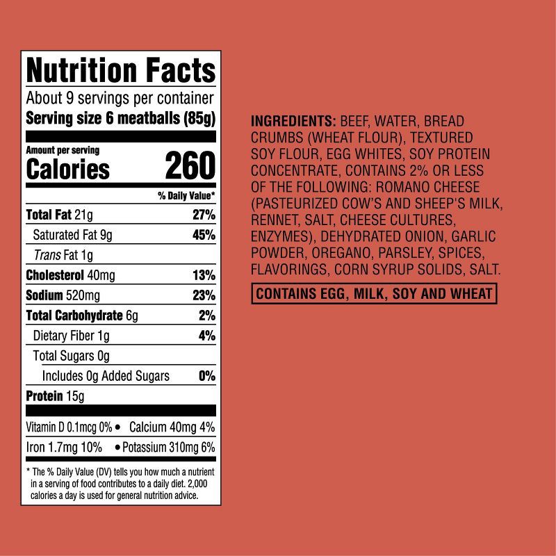 slide 4 of 4, Beef Meatballs - Frozen - 26oz - Good & Gather™, 26 oz