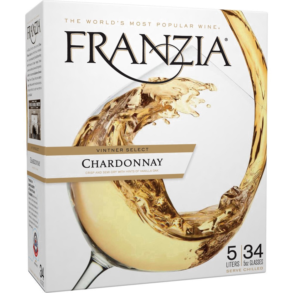 slide 4 of 20, Franzia Chardonnay White Wine - 5 Liter, 5 liter