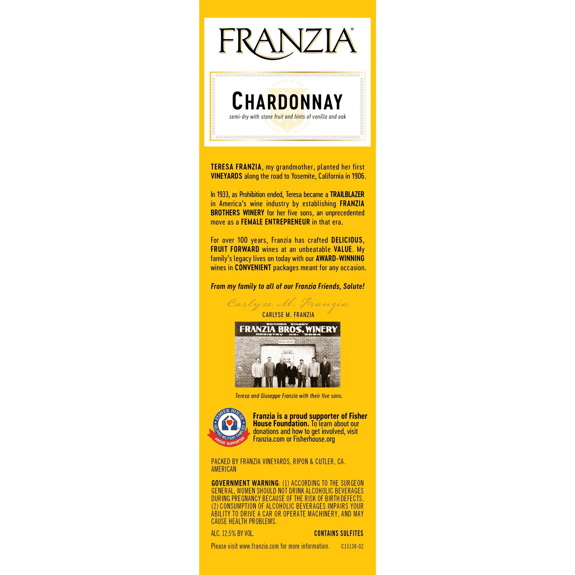 slide 10 of 20, Franzia Chardonnay White Wine - 5 Liter, 5 liter