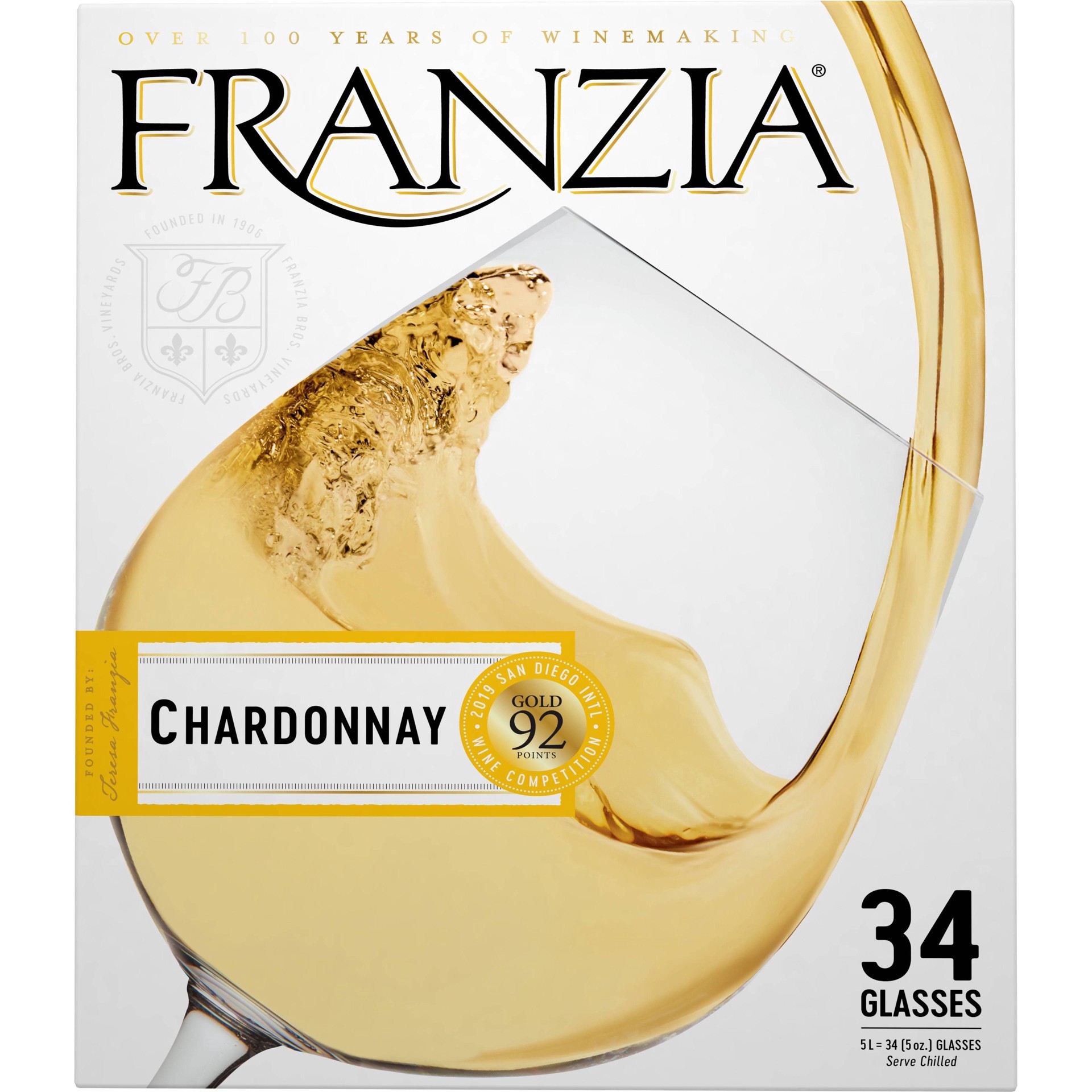 slide 2 of 20, Franzia Chardonnay White Wine - 5 Liter, 5 liter